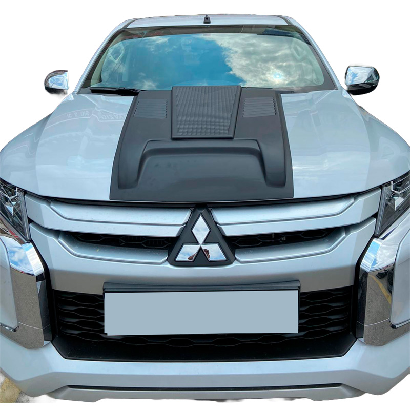 Bonnet Scoop  Mitsubishi L200 Triton 6 2019- - Matt black