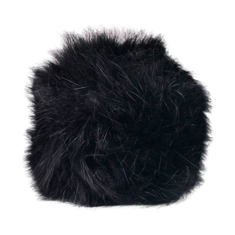 Simoni Racing Gear Knob Cover Fluffy Fur - Black