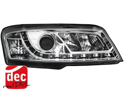 Headlights Fiat Stilo 3drs 01-08 Devil Eyes Dlite LED Chr