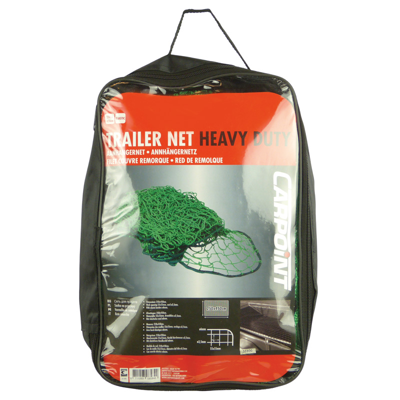 Carpoint Trailer Cargo Net 250x450cm with Elastic Cord
