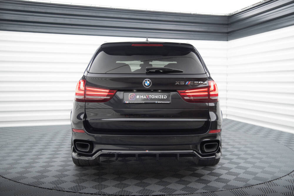 Diffuser passend voor BMW X5 F15 M Pakket Maxton Glans Zwart