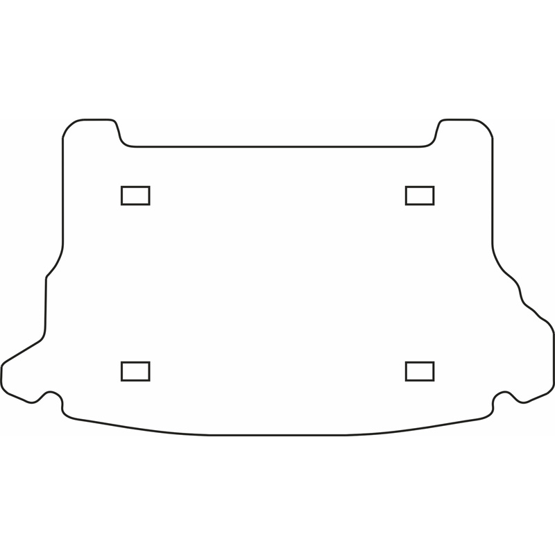 Velour Trunk mat  Hyundai Tucson 2004-2010