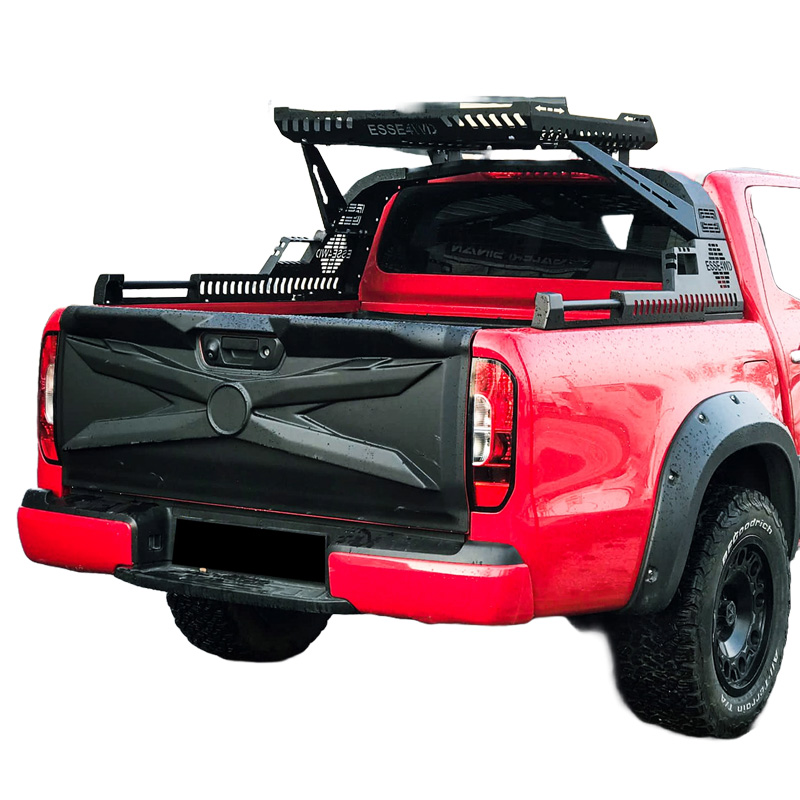 Tailgate Cover  Mercedes X-Class W470 2017- - Matt black