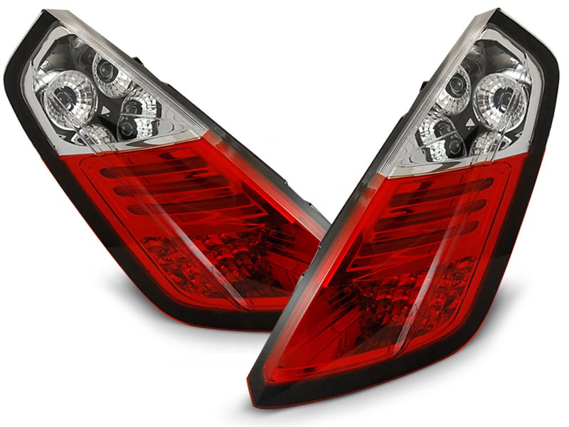 Taillights Fiat Grande Punto 05-.. LED Red/White