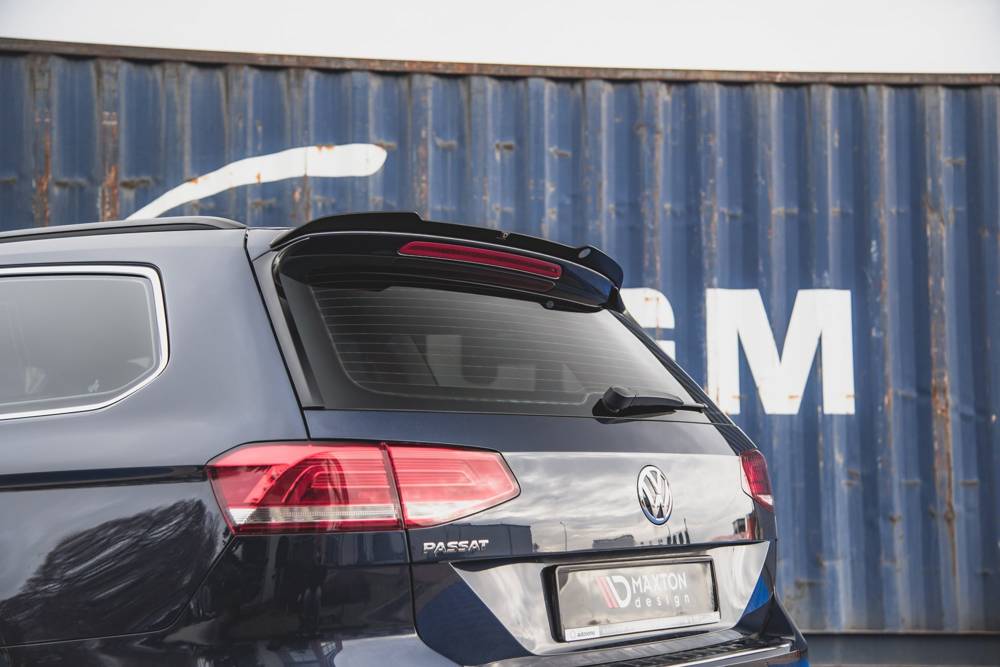 Spoiler passend voor VW Passat Variant B8 Glans Zwart