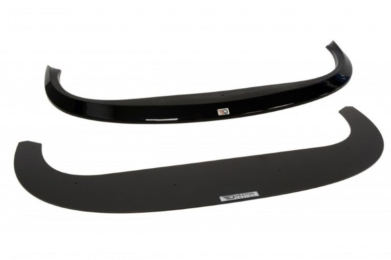 Hybride Voorspoiler passend voor Audi RS6 C5 Glanzend Zwart