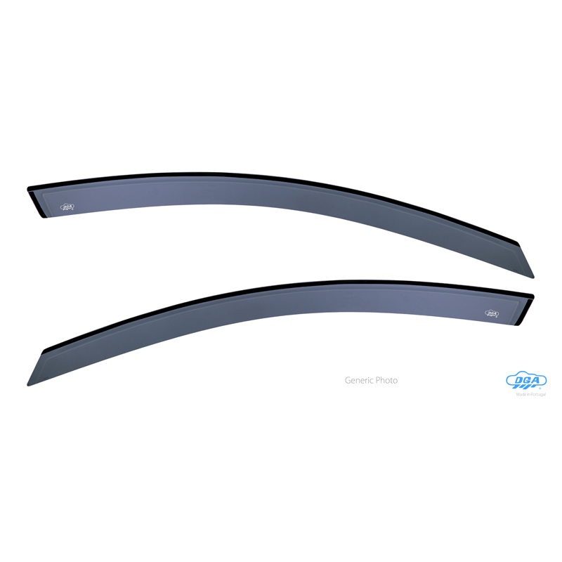 DGA Wind Deflectors  Tesla Model 3 2017- (2-pieces / exterior)