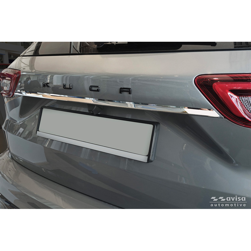 Avisa Chrome Stainless Steel Trunk Tailgate Trim Cover  Ford Kuga III 2019-2024 & Facelift 2024-