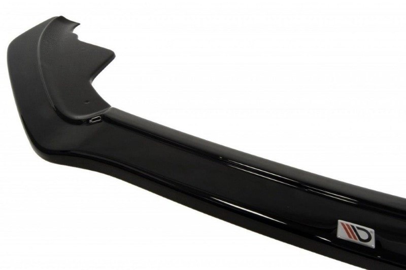 Voorspoiler passend voor Audi S5 / AS-Line 8T Glanzend Zwart