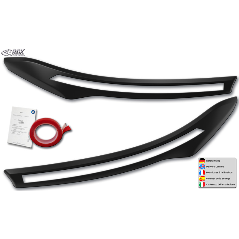RDX Head light spoilers  Maxus (e)Deliver 9 2020- (ABS)