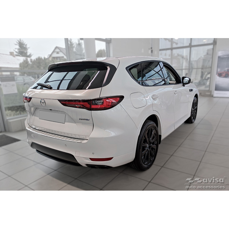 Stainless Steel Rear bumper protector  Mazda CX-60 (KH) 2022- 'Ribs'