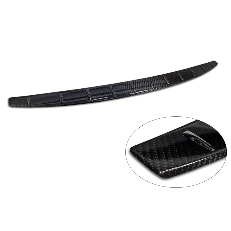 Real 3D Carbon Rear bumper protector  Volvo EX30 2023- 'Ribs'