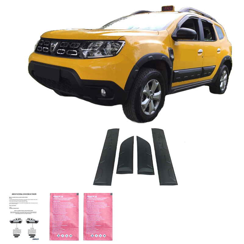 Body Cladding  Dacia Duster II 2018-2024 (Off-Road) - Matt black