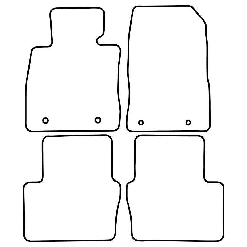 Set car mats  Mazda 6 Sedan 2016-