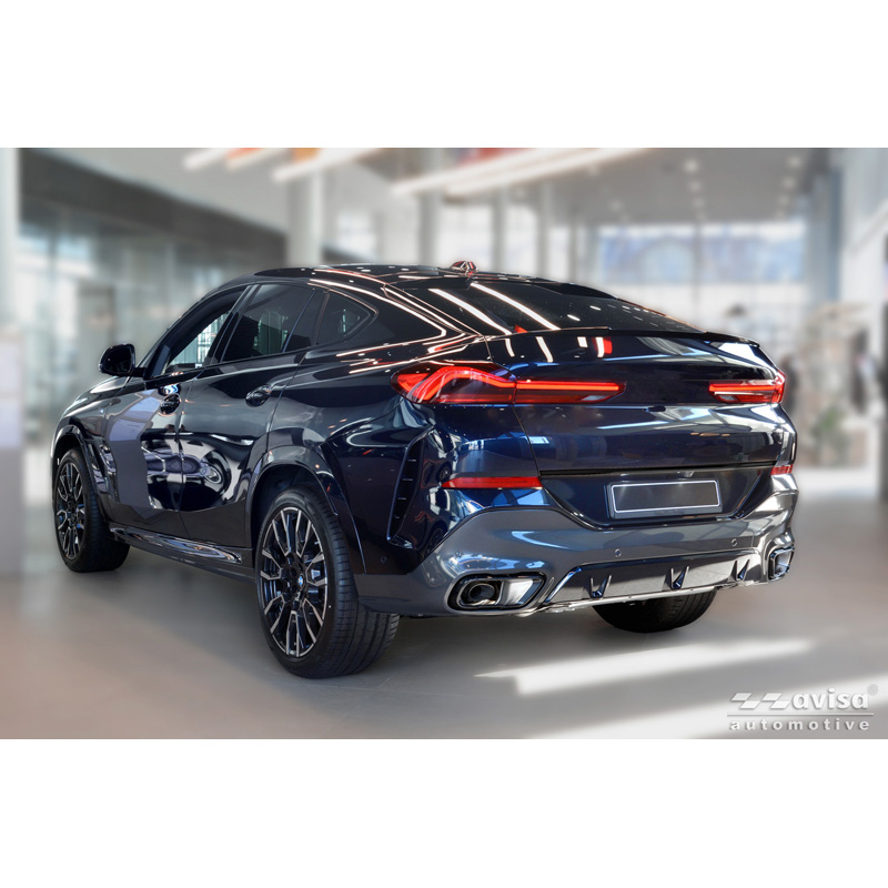 Avisa Black Chrome Stainless Steel Tailgate Trim  BMW X6 (G06) 2023- excl. M-Sport
