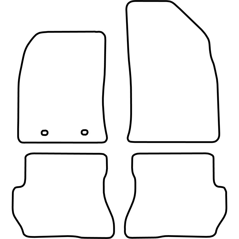 Set velour car mats  Ford Fiesta 2002-2005