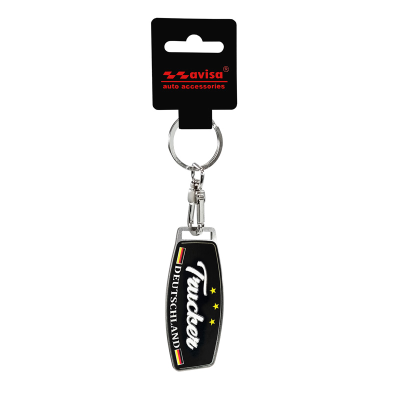 Stainless steel key chain - Trucker/Deutschland