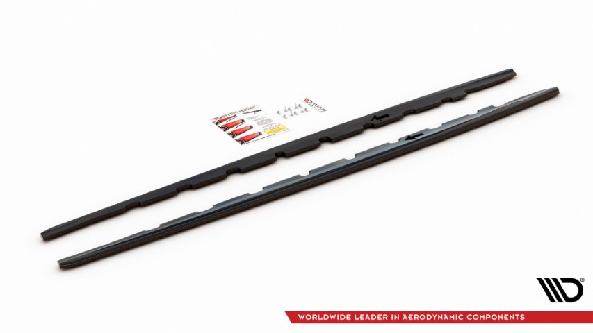 Zijskirts passend voor BMW 1 Serie F40 M-Pack/ M135i Glans Zwart V1