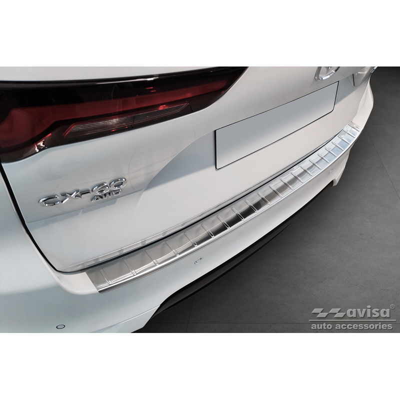Stainless Steel Rear bumper protector  Mazda CX-60 (KH) 2022- 'Ribs'