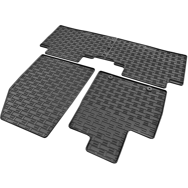 CIKCAR Rubber car mats set  BYD Atto 2 EV 2024- & DM-i Hybrid 2026- (4-pieces + fixing system)
