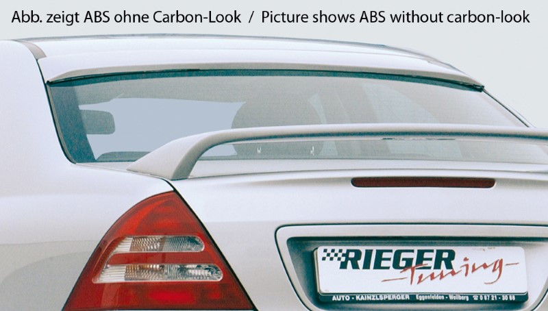 Windowspoiler Carbon met uitsparing voor antenne Mercedes W203
