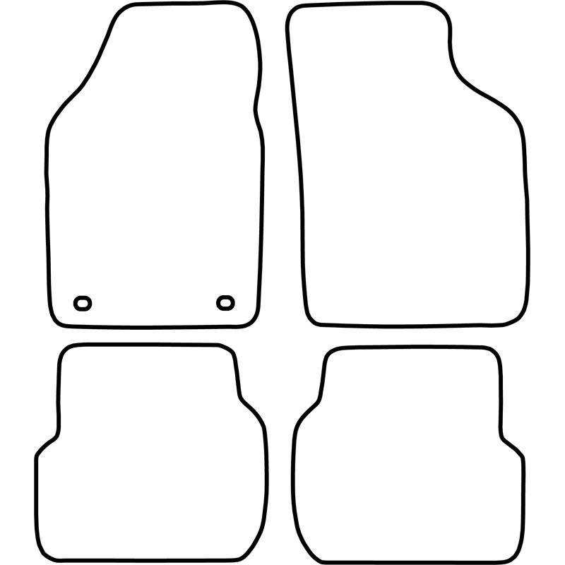 Set car mats  Mazda Demio 1998-2003