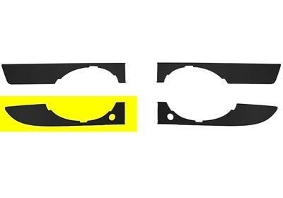 mistlampframe, onder, rechts Audi A4, 2004 -2009