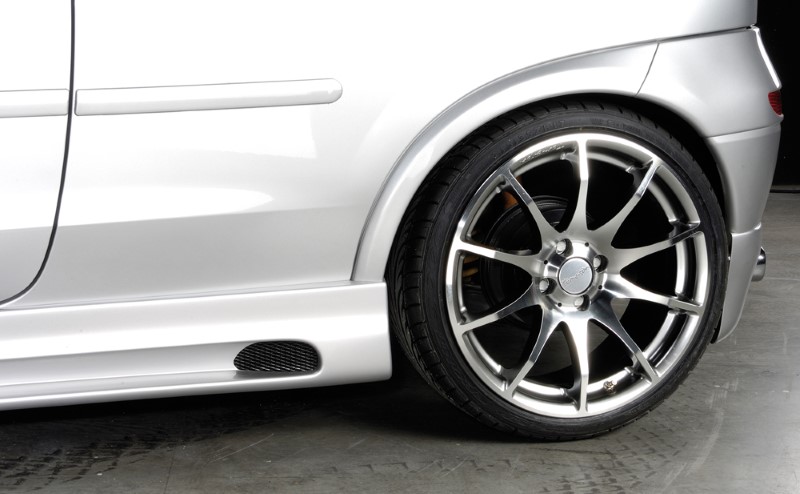 Sideskirts Opel Corsa C GTC Rieger with uitsnede
