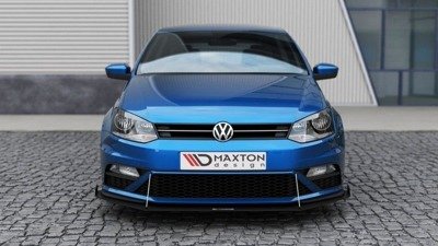 RACING Voorspoiler passend voor VW Polo MK5 GTI FACELIFT
