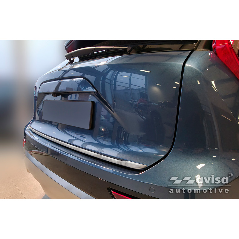 Avisa Brushed Stainless Steel Trunk Tailgate Trim Cover  Kia Niro II 2022-