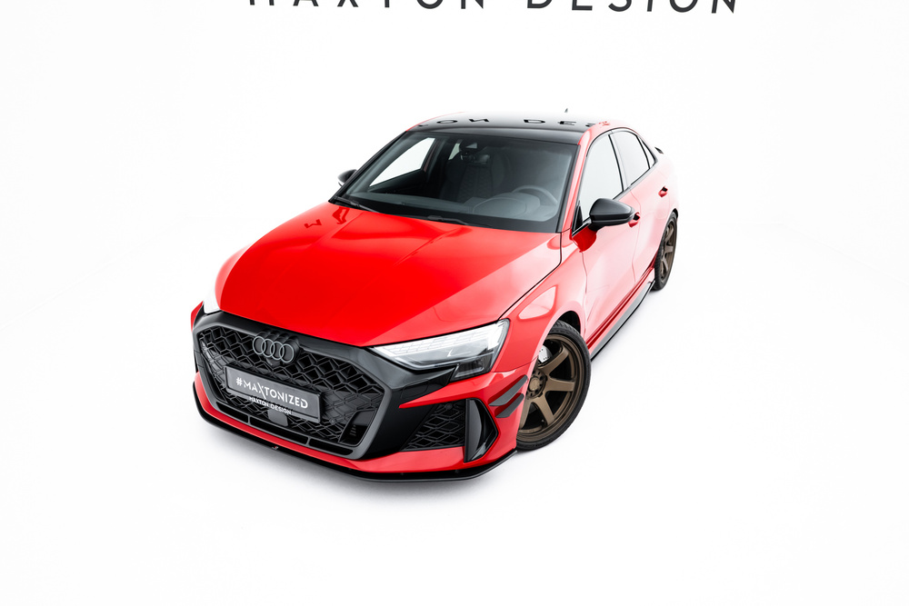 Street Pro Voorspoiler passend voor Audi RS3 Sedan 8Y Facelift