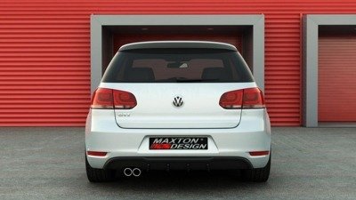 Diffuser passend voor VW Golf 6 GTI - 1 Uitlaatgat