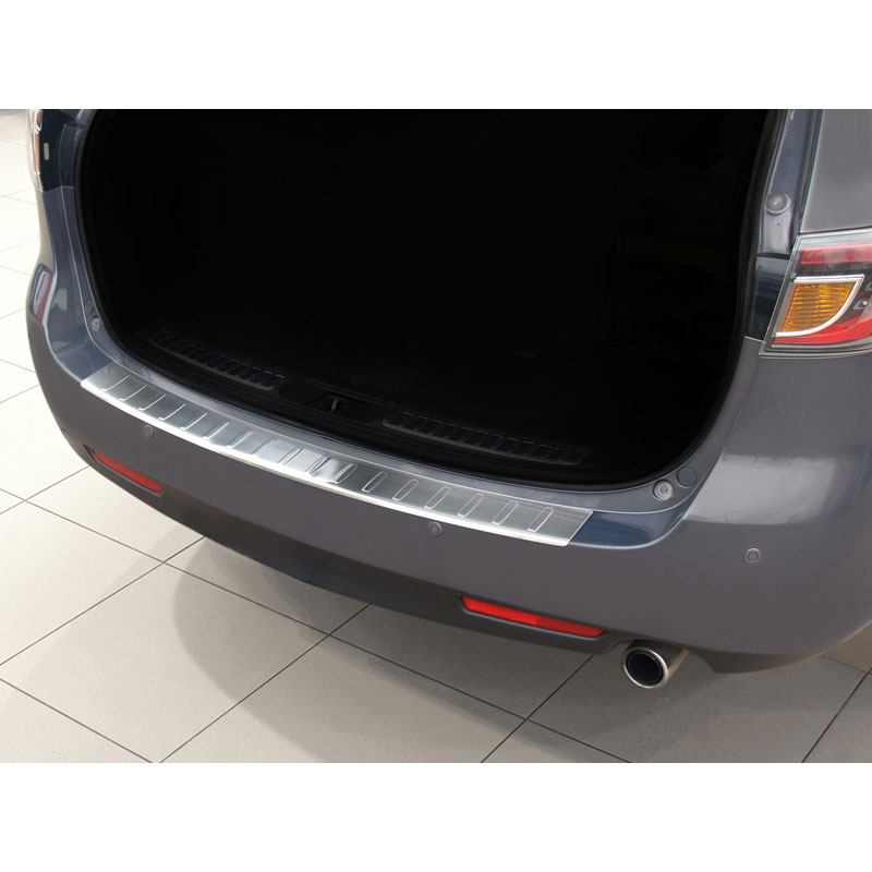 Stainless Steel Rear bumper protector  Mazda 6 combi 2008-2012 'Ribs'