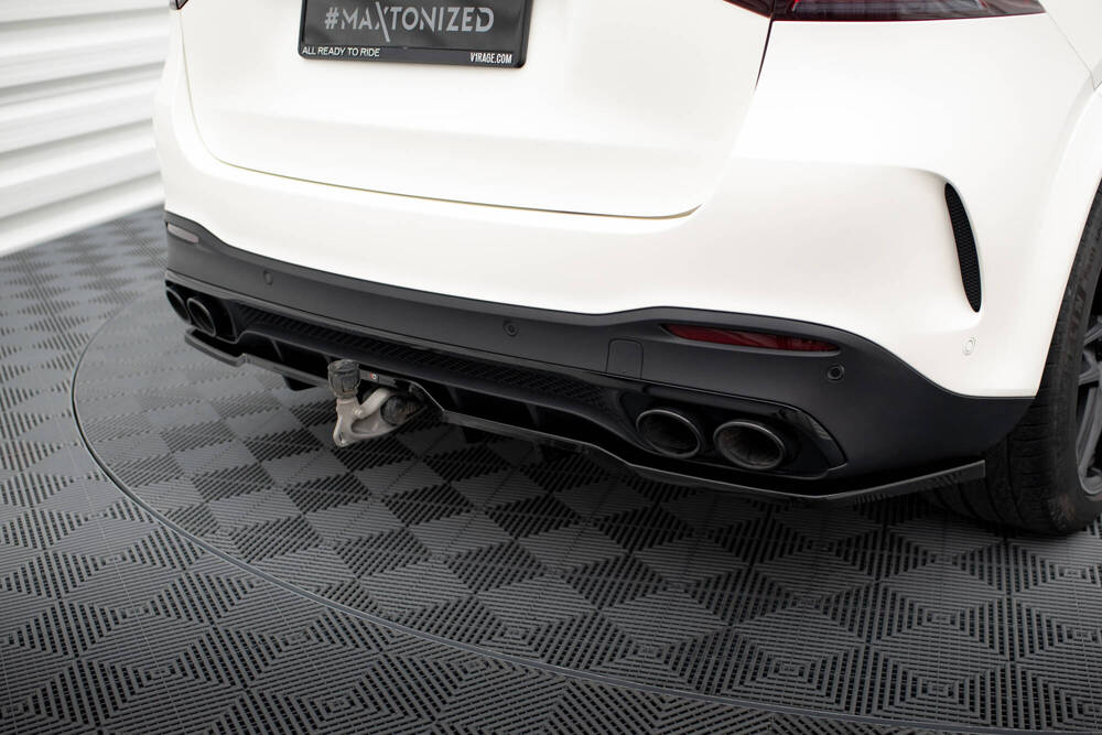 Diffuser passend voor Mercedes GLE 53 AMG SUV W167 Maxton Glans Zwart
