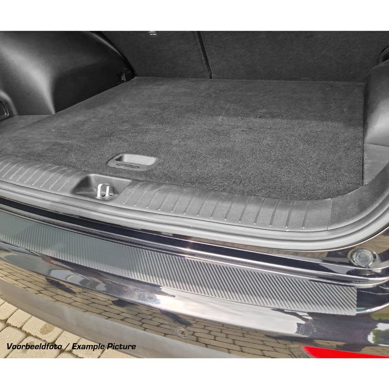 Custom-fit Rear bumper protection film  Volvo XC70 2007-2013 - Carbon-look