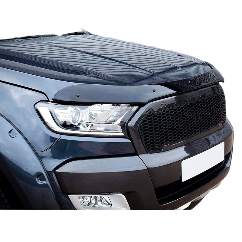Bonnet Protector  Ford Ranger T7/T8 2015-2022 - Gloss black