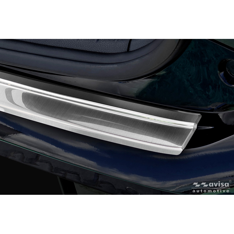 Avisa Stainless Steel Rear Bumper Protector  Kia Picanto III Facelift 2024- - Silver