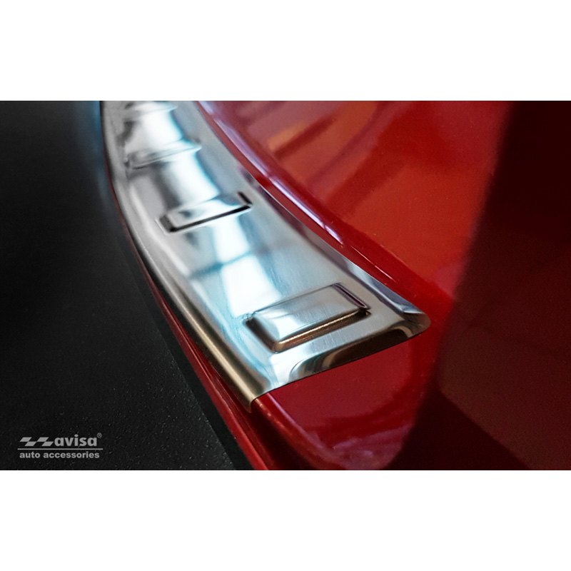 Stainless Steel Rear bumper protector  Mazda CX-30 2019- 'Ribs'
