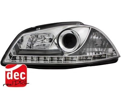 Headlights Seat Ibiza 6L/Cordoba 03-08 Devil Eyes Dlite LED Chro