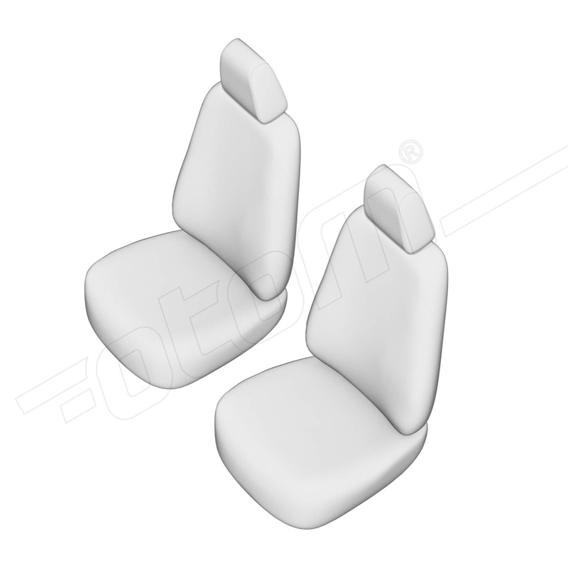 Original Design Textile seat covers 1+1  Mercedes Citan (W420) 2021-