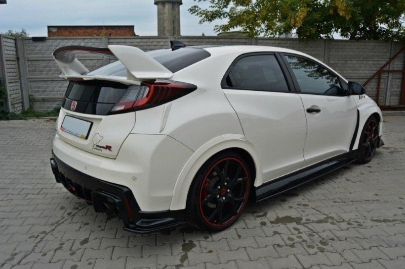 Spoilerkap Honda Civic IX Type R N.1 Glanzend Zwart Maxton