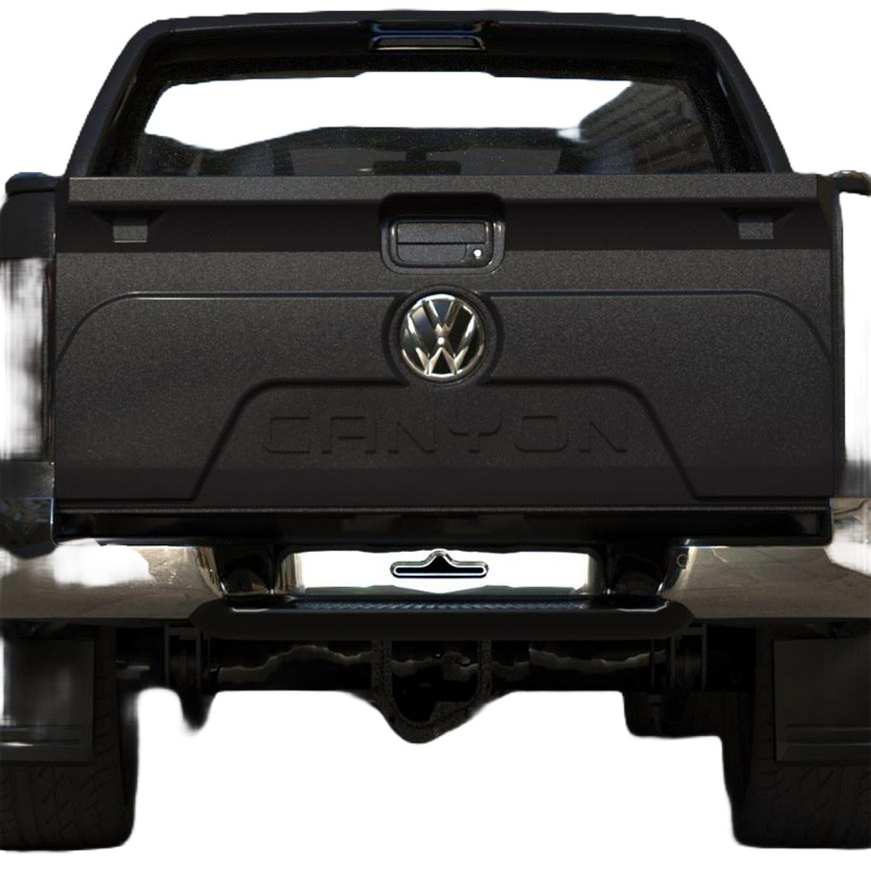 Tailgate Cover  Volkswagen Amarok MK1 2010-2022 - Version 2 - Matt black