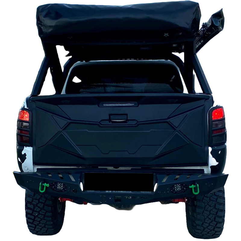Tailgate Cover  Mitsubishi L200 Triton 5/6 2015- - Matt black
