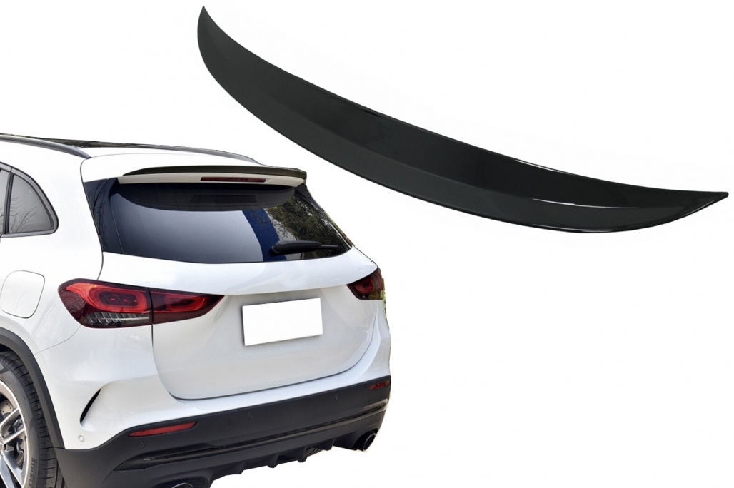 Spoiler passend voor Mercedes GLA H247 Glans Zwart