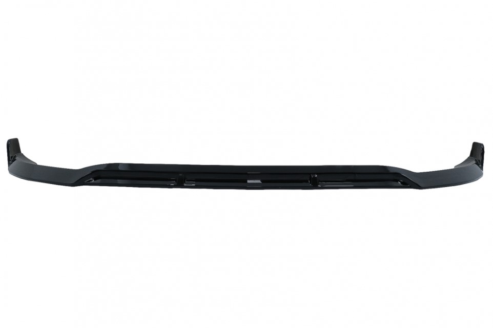Voorspoiler passend voor Mercedes C-klasse W205 S205 C205 A205 Sport Look Glans Zwart