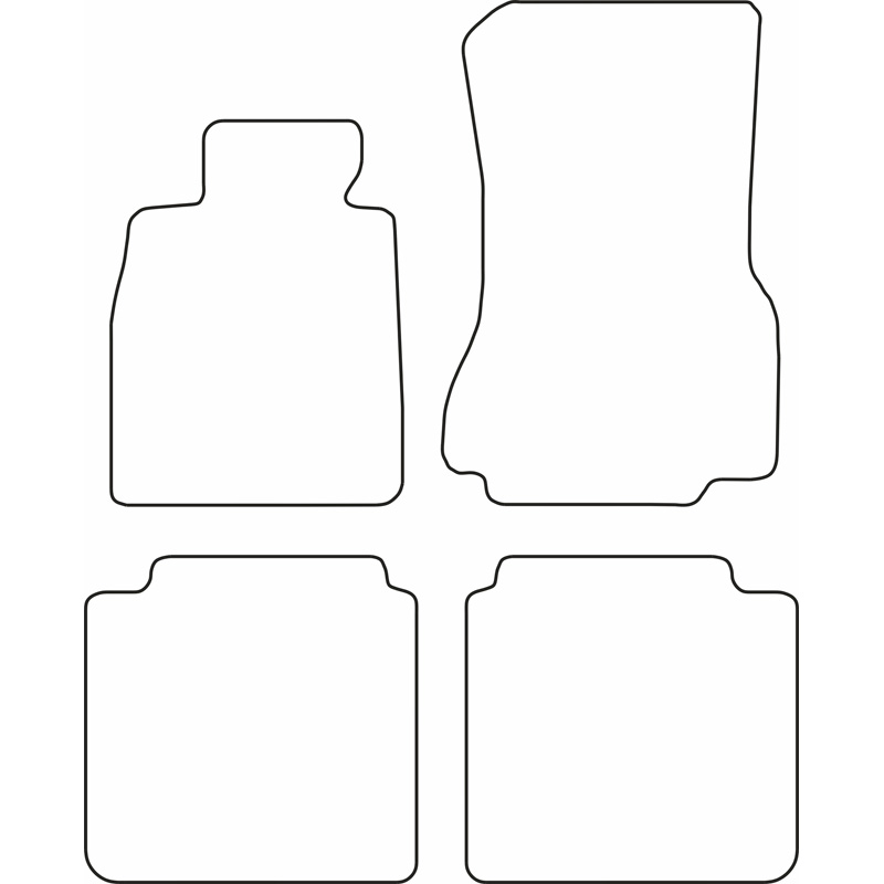 Set velour car mats  BMW i7 (G70) 2022-
