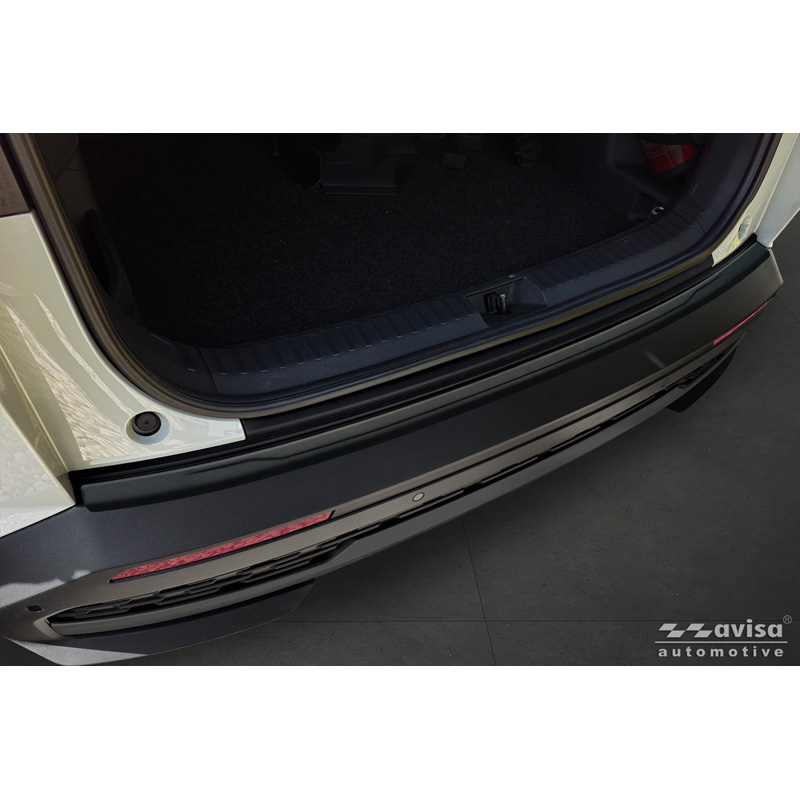Avisa Stainless Steel Rear Bumper Protector  Skoda Elroq 2024- - Matt Black