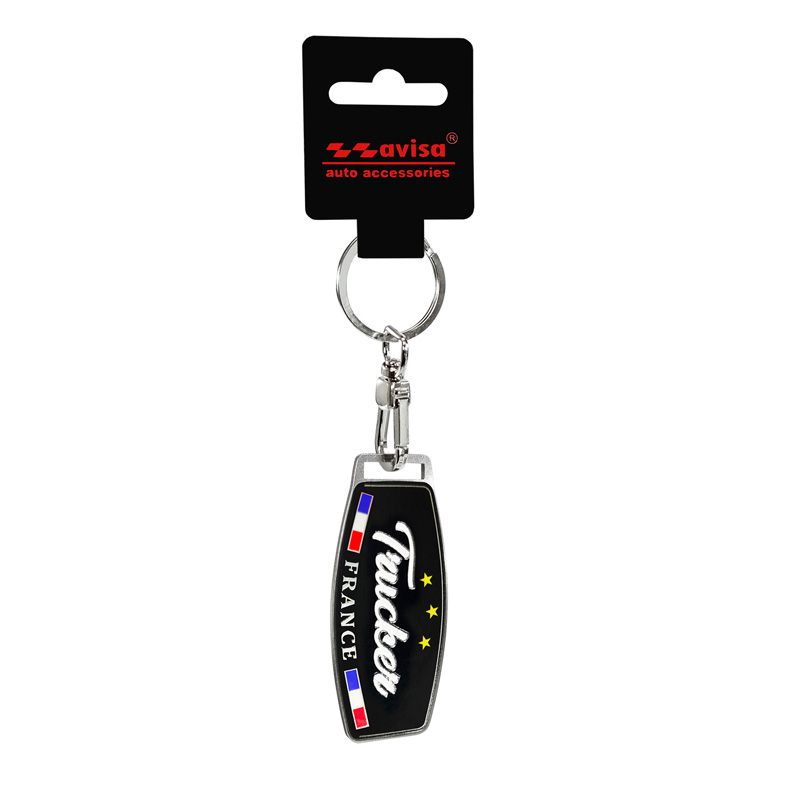 Stainless steel key chain - Trucker/France