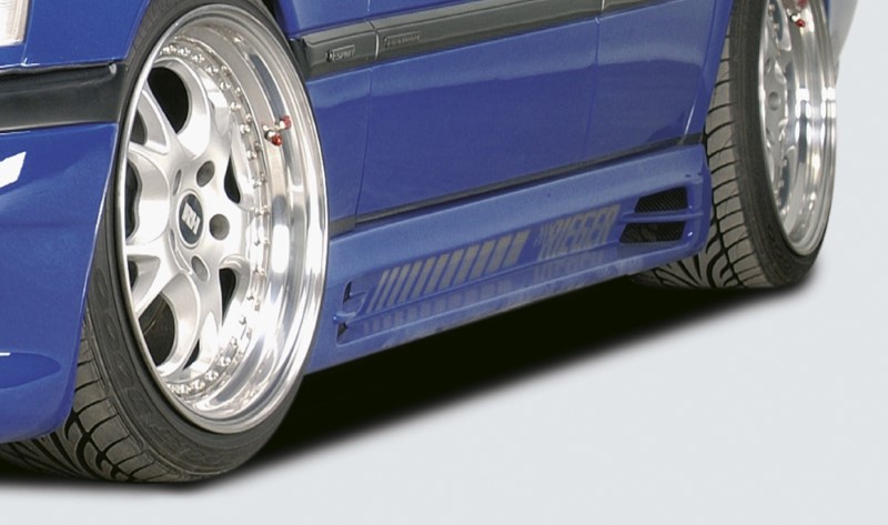 Sideskirts Mercedes W202 with 2 schacht and 2 uitsnedes Rieger