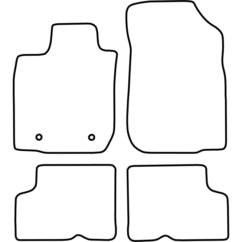 Set car mats  Dacia Logan 2005-2012